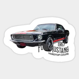 1967 Ford Mustang Hardtop Coupe Sticker